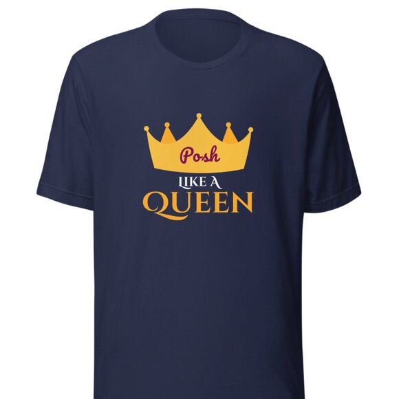 NWT - Xs to 5Xl - "Posh Like A Queen" - Goals Activated, I'm the Queen Here - Picture 2 of 15